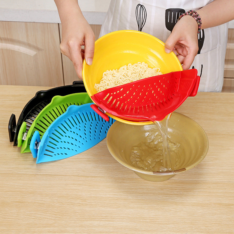 Silicone Side Pot Drainer