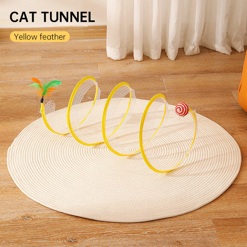 S-Shaped Cat Pet Tunnel