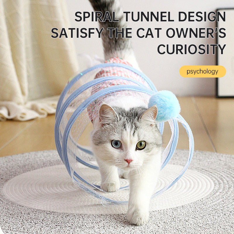 S-Shaped Cat Pet Tunnel