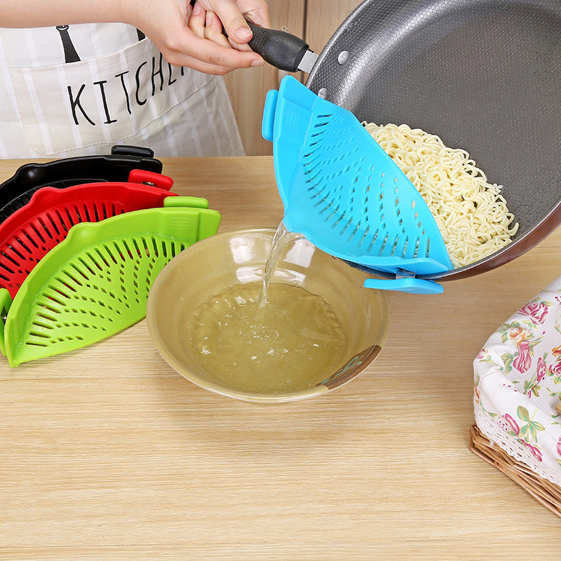 Silicone Side Pot Drainer