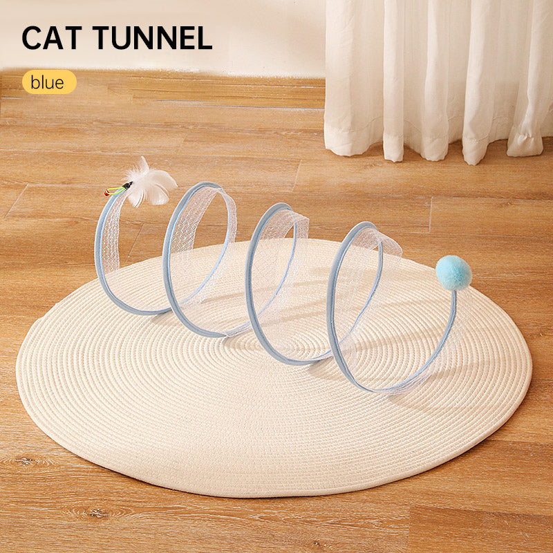 S-Shaped Cat Pet Tunnel