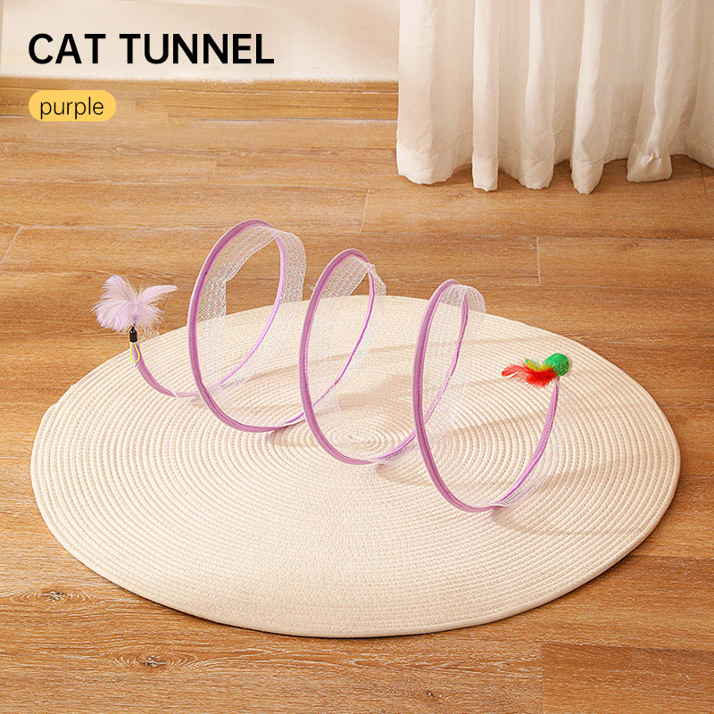 S-Shaped Cat Pet Tunnel